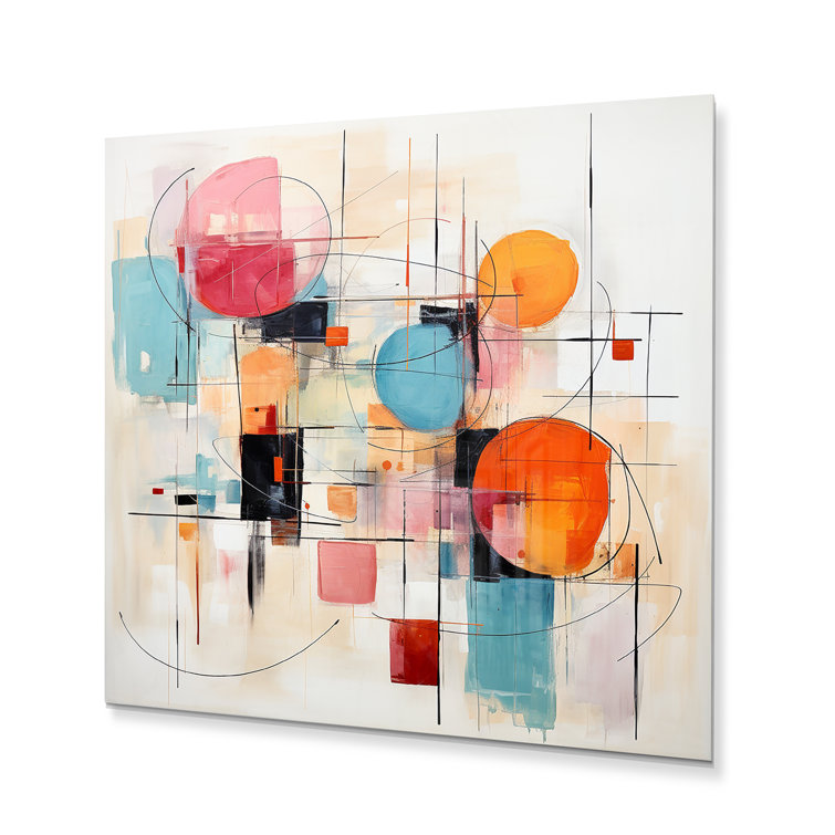 Latitude Run® Colourful Mid Century Abstract Fusion III MidCentury